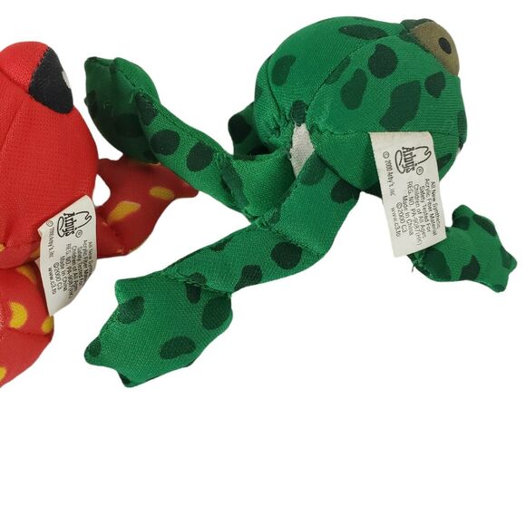 Lot of (6) Frogs TY Beanie Babies Smoochy Avon Full Beans Arby 's Schylling - Picture 9 of 11